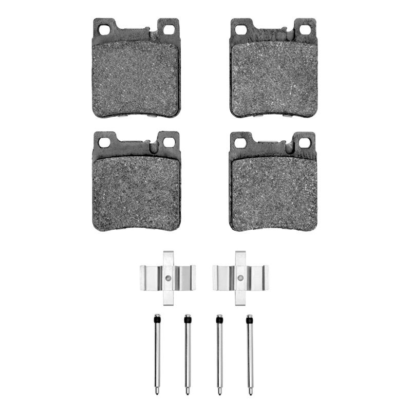 Chrysler Crossfire Brake Pads - Rear - R1 Concepts - Semi Met Pads - `92-`09